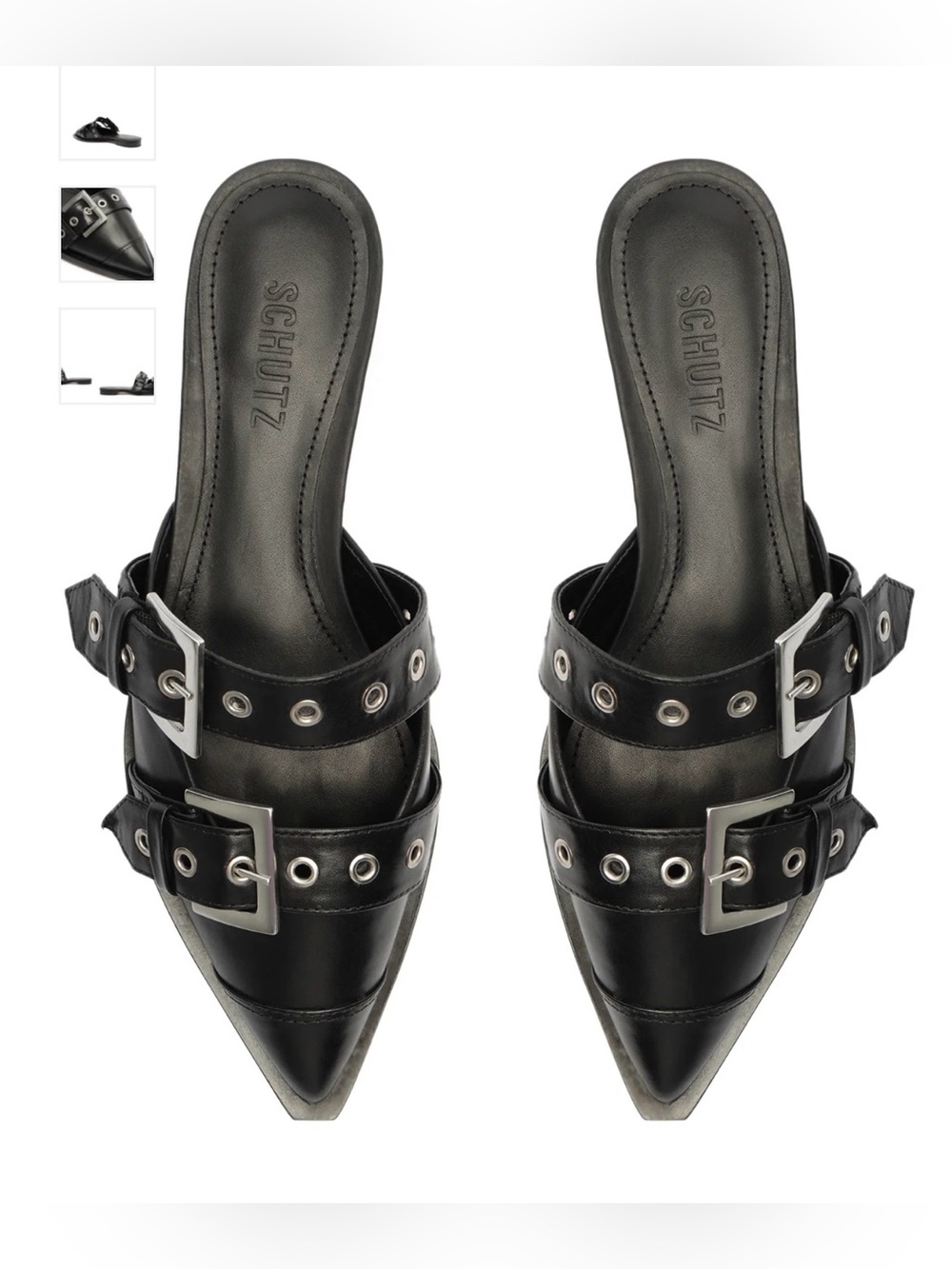 SCHUTZ Penny leather Flat